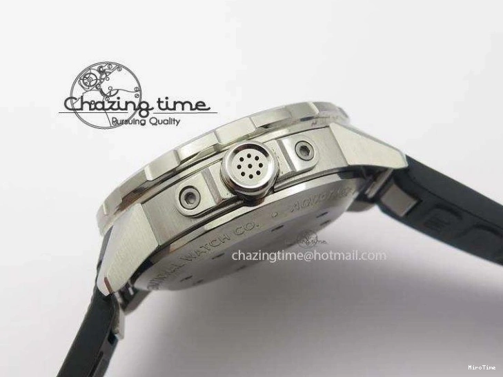 MIROTIME 0731 SportInspired Aquatimer Chrono IW376803 V6F 1:1 Best Edition White Dial On Rubber Strap A 7281